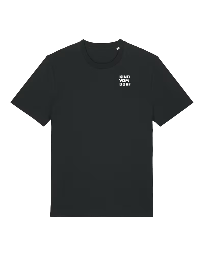 Kind vom Dorf Unisex T-Shirt Schwarz